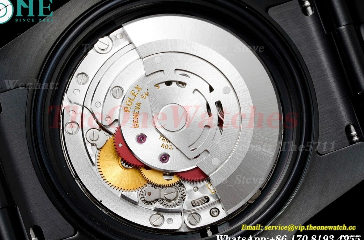 VS3135 SS DLC Green Blaken V6F Dot 40mm Submariner 0407